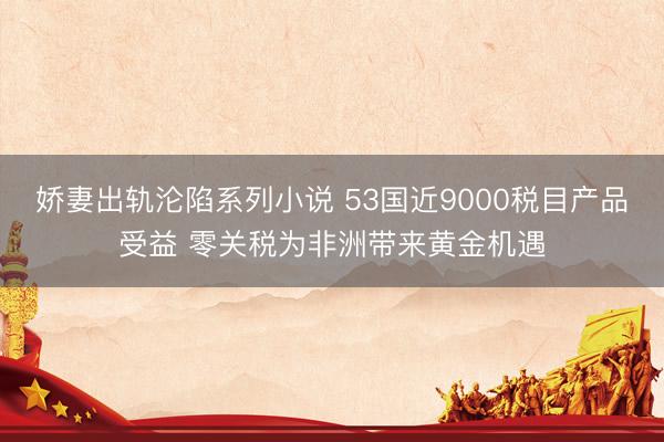 娇妻出轨沦陷系列小说 53国近9000税目产品受益 零关税为非洲带来黄金机遇