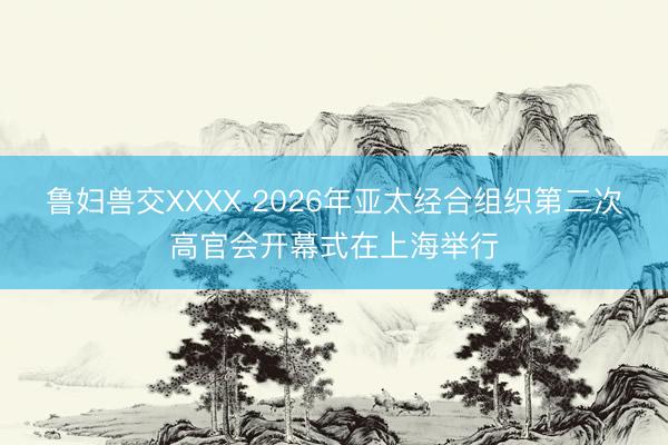 鲁妇兽交XXXX 2026年亚太经合组织第二次高官会开幕式在上海举行