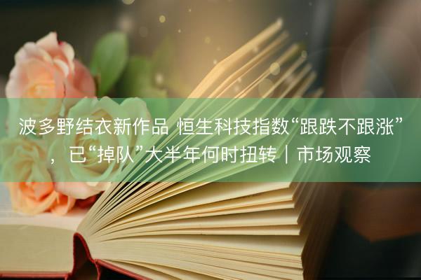 波多野结衣新作品 恒生科技指数“跟跌不跟涨”，已“掉队”大半年何时扭转｜市场观察