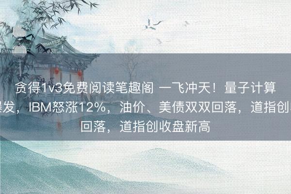 贪得1v3免费阅读笔趣阁 一飞冲天！量子计算概念股爆发，IBM怒涨12%，油价、美债双双回落，道指创收盘新高