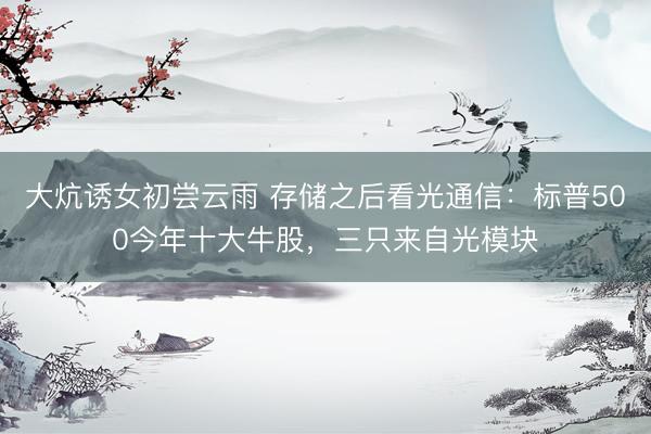 大炕诱女初尝云雨 存储之后看光通信:标普500今年十大牛股,三只来自光模块