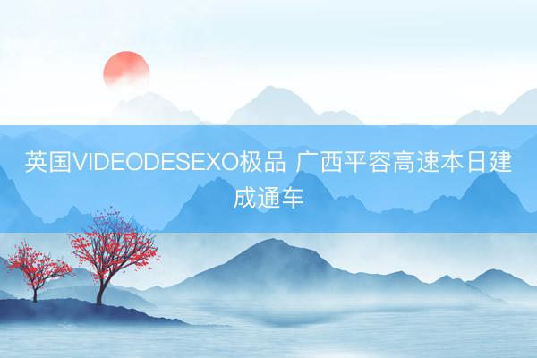 英国VIDEODESEXO极品 广西平容高速本日建成通车